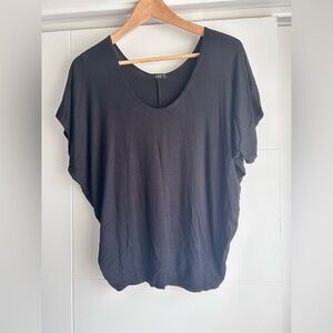 Gray Dolman Sleeve Boxy T-Shirt